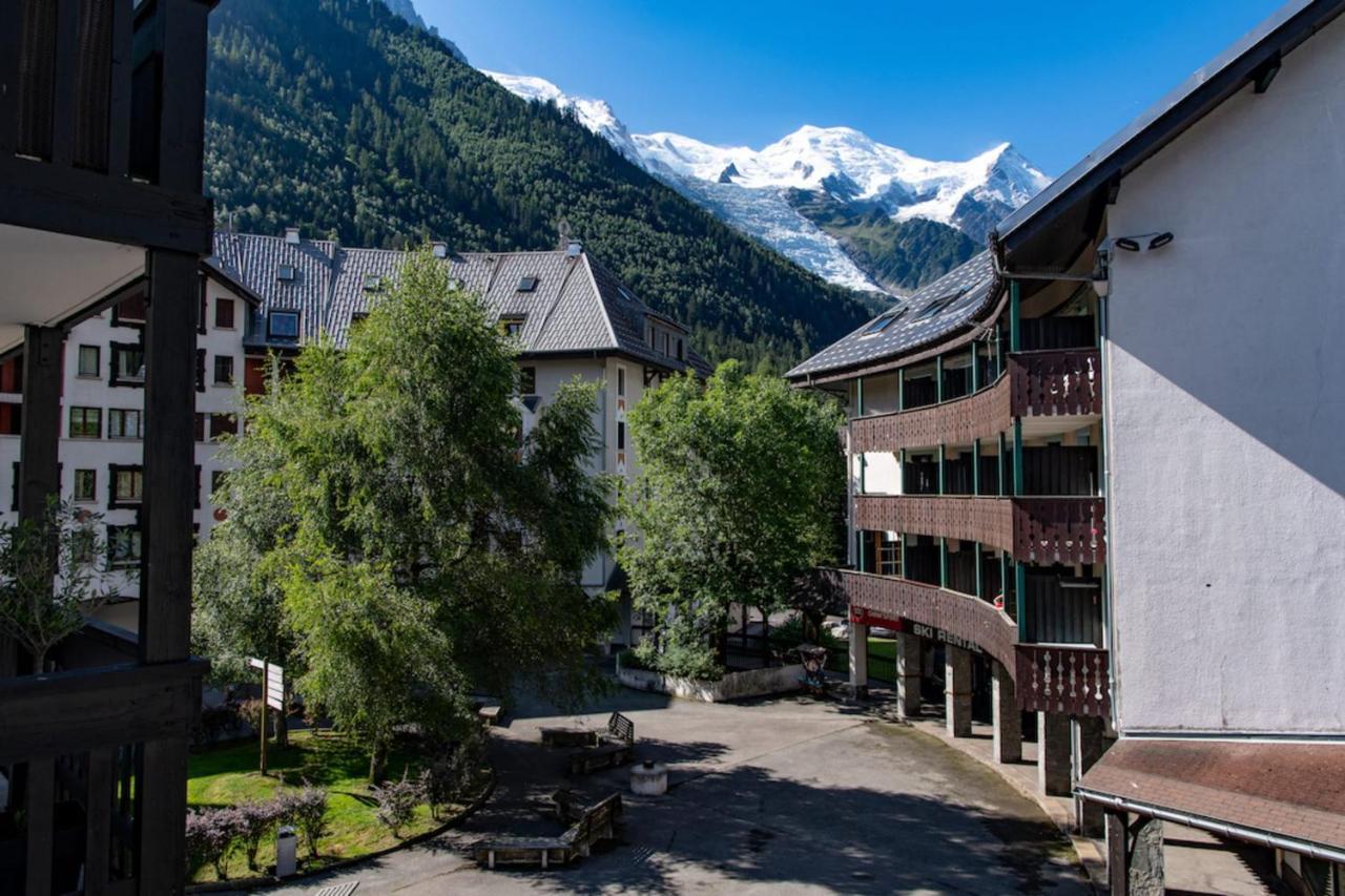 Nice Apt With Mountain View At The Foot Of Slopes Chamonix Exterior foto